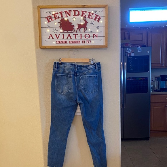 Altar'd State High Rise Blue Jeans - Picture 4 of 6